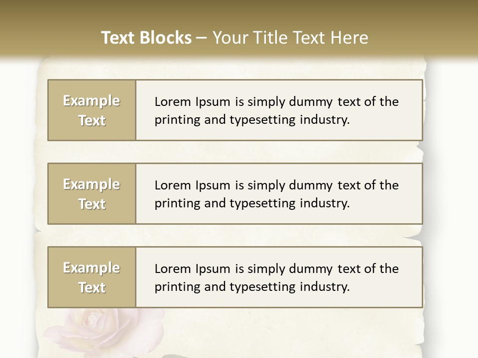 Liebe Nachricht Protokoll PowerPoint Template