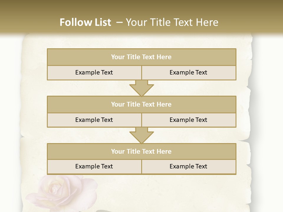 Liebe Nachricht Protokoll PowerPoint Template
