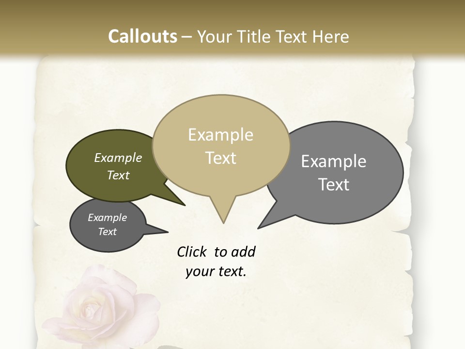 Liebe Nachricht Protokoll PowerPoint Template