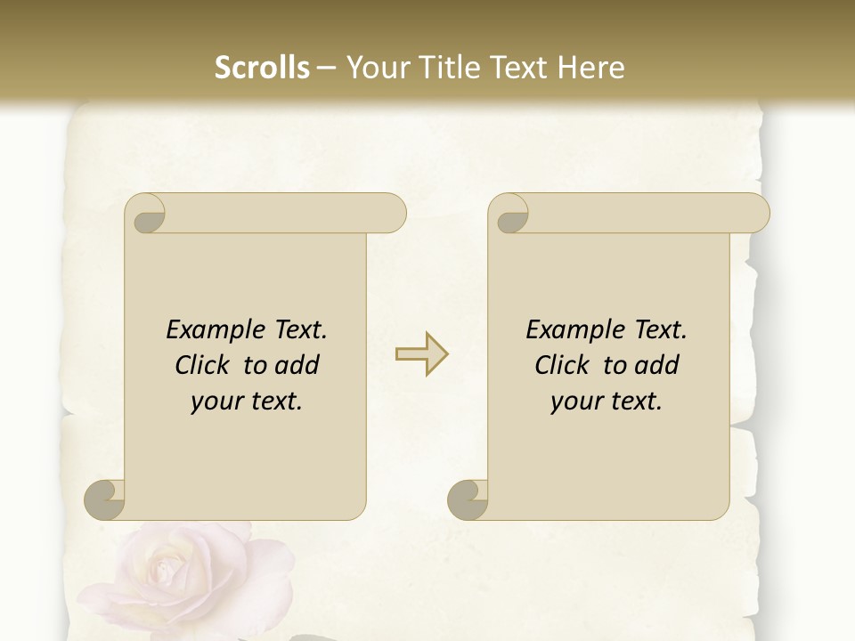 Liebe Nachricht Protokoll PowerPoint Template