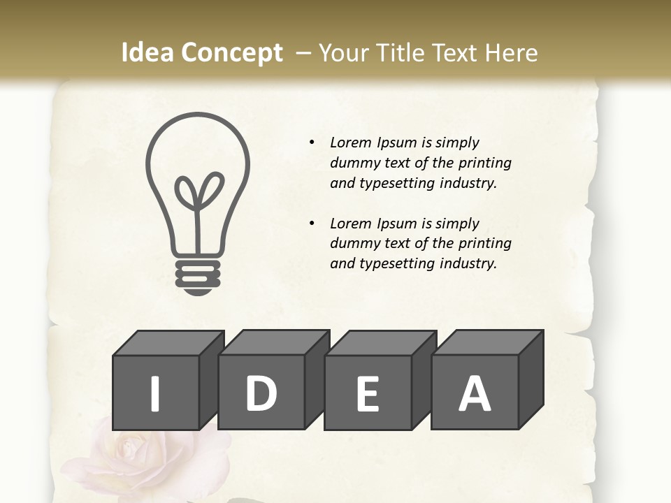 Liebe Nachricht Protokoll PowerPoint Template