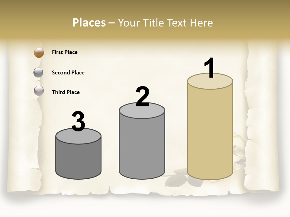 Antik Werbung Malen PowerPoint Template