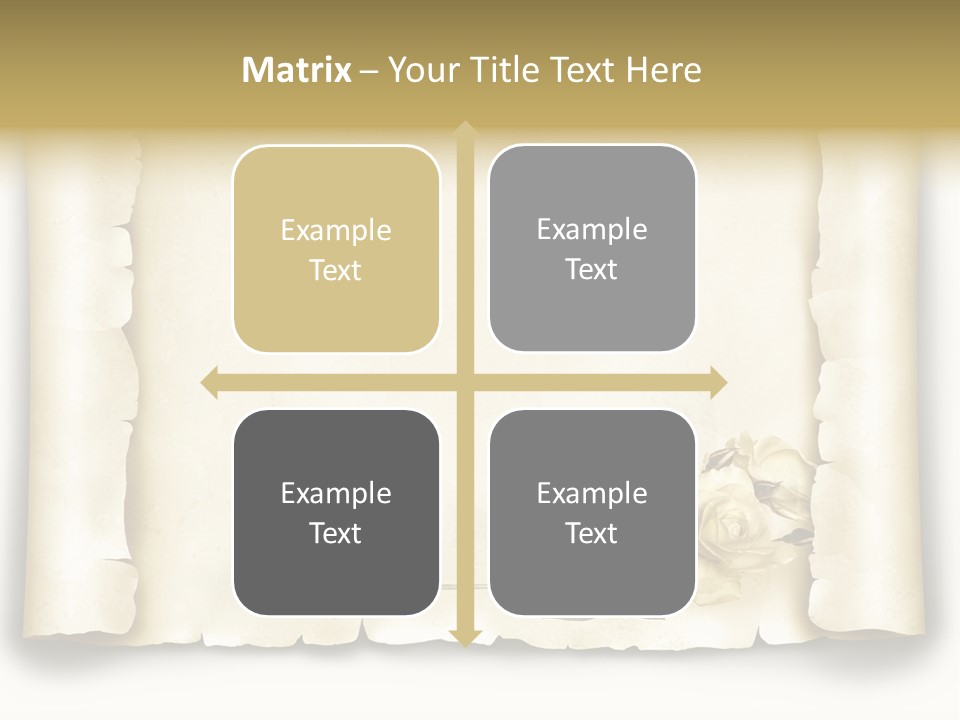 Antik Werbung Malen PowerPoint Template