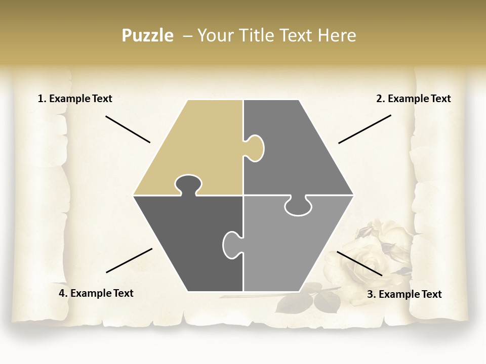 Antik Werbung Malen PowerPoint Template