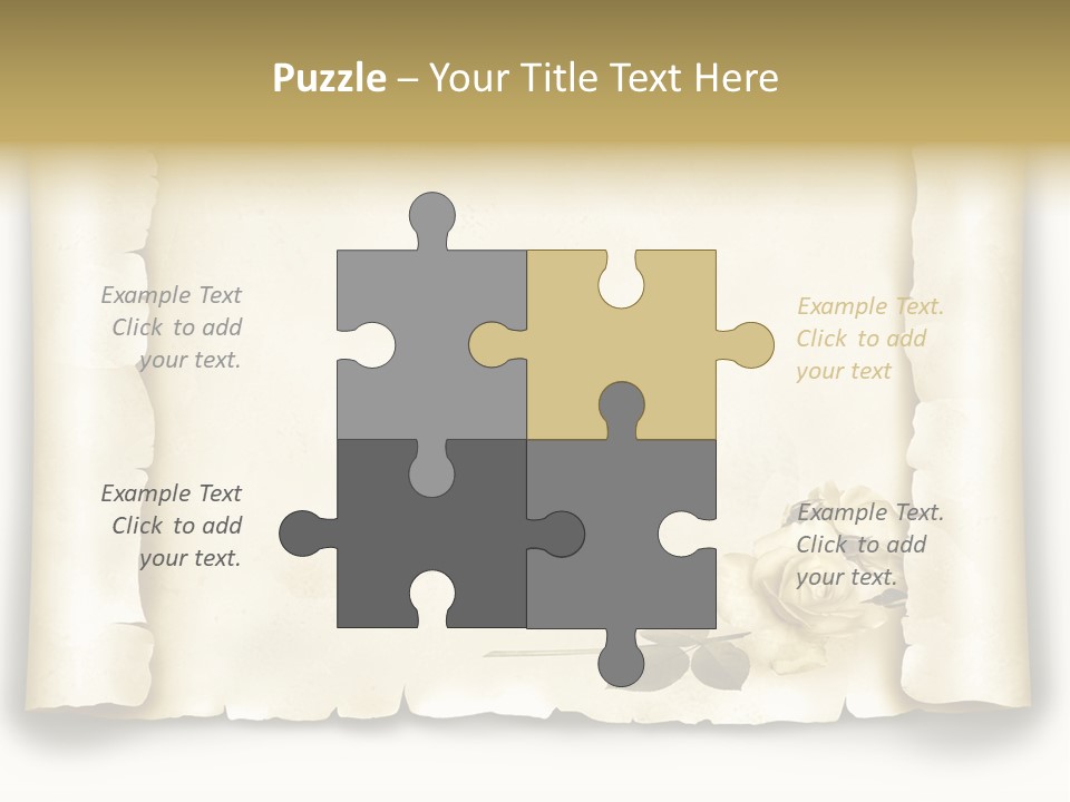 Antik Werbung Malen PowerPoint Template