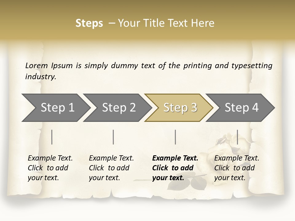 Antik Werbung Malen PowerPoint Template