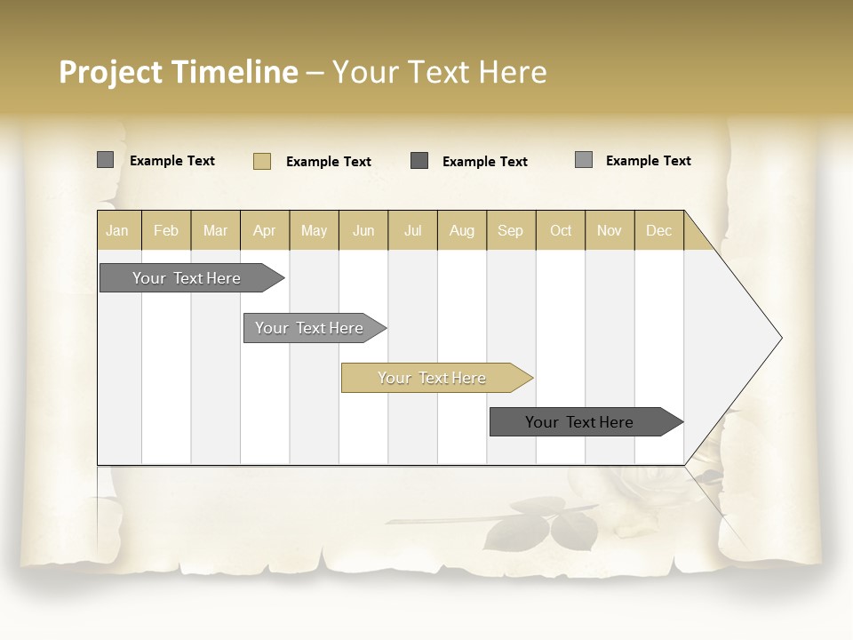Antik Werbung Malen PowerPoint Template
