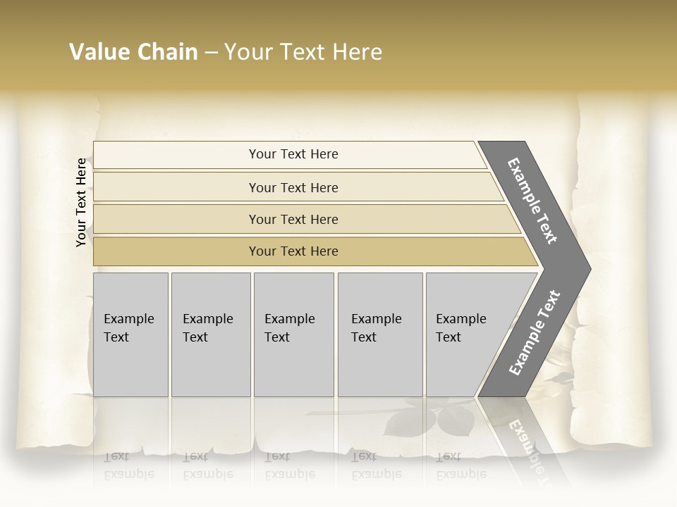 Antik Werbung Malen PowerPoint Template