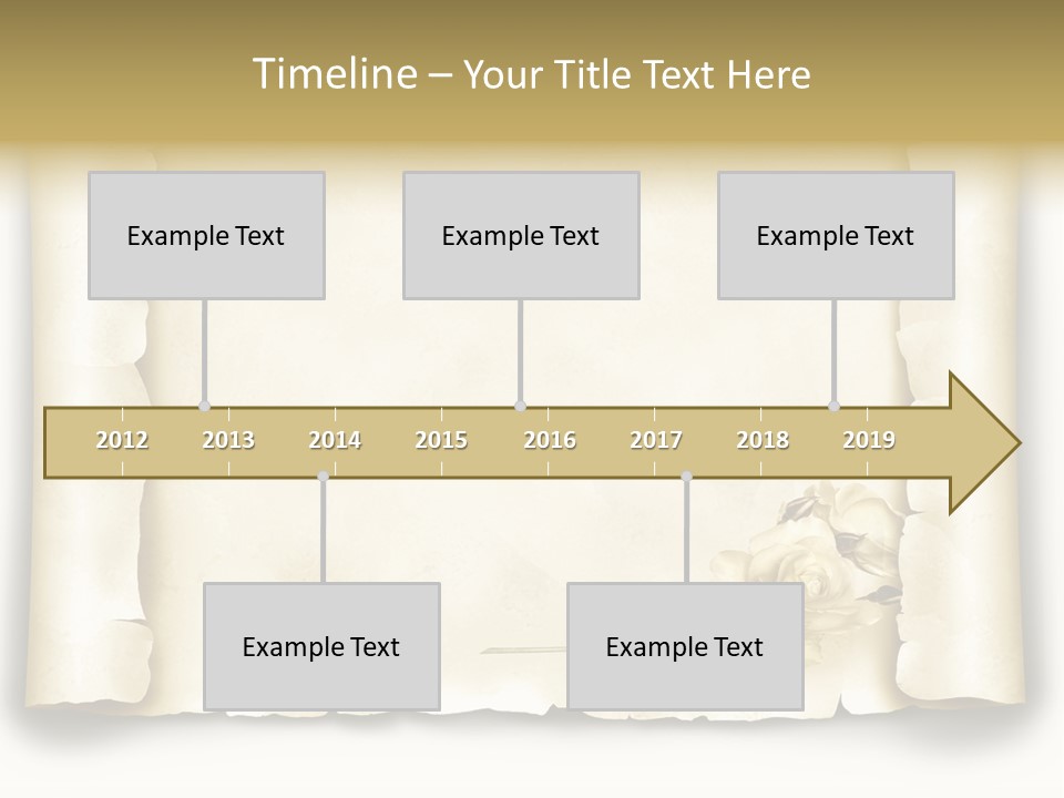 Antik Werbung Malen PowerPoint Template
