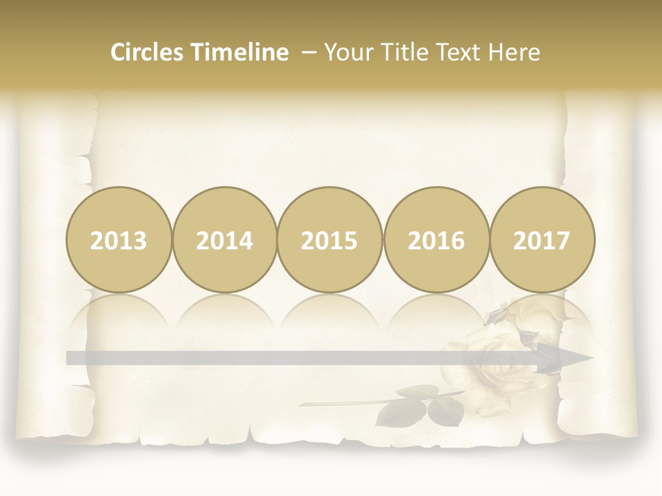 Antik Werbung Malen PowerPoint Template