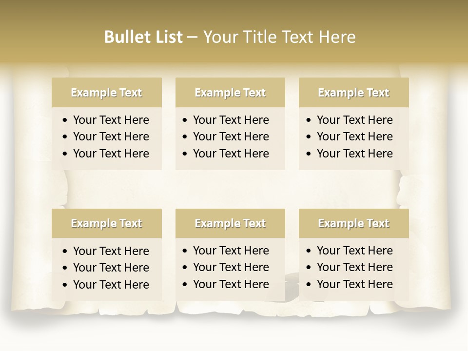 Antik Werbung Malen PowerPoint Template