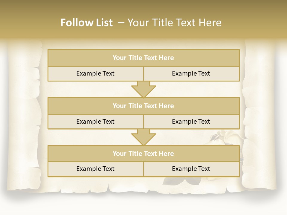 Antik Werbung Malen PowerPoint Template