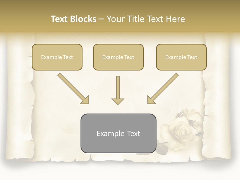 Antik Werbung Malen PowerPoint Template