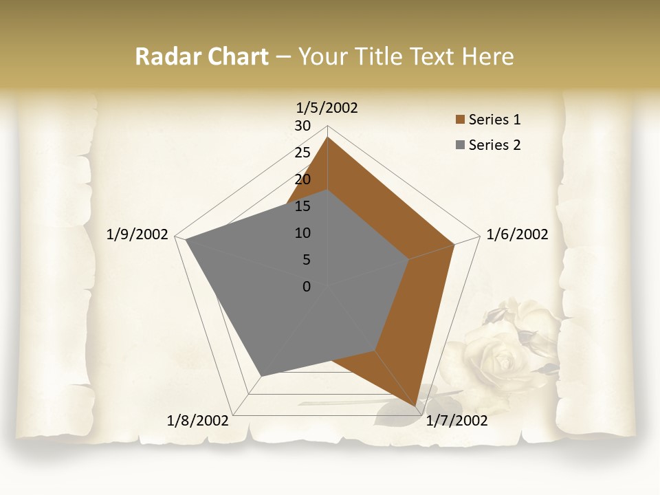 Antik Werbung Malen PowerPoint Template
