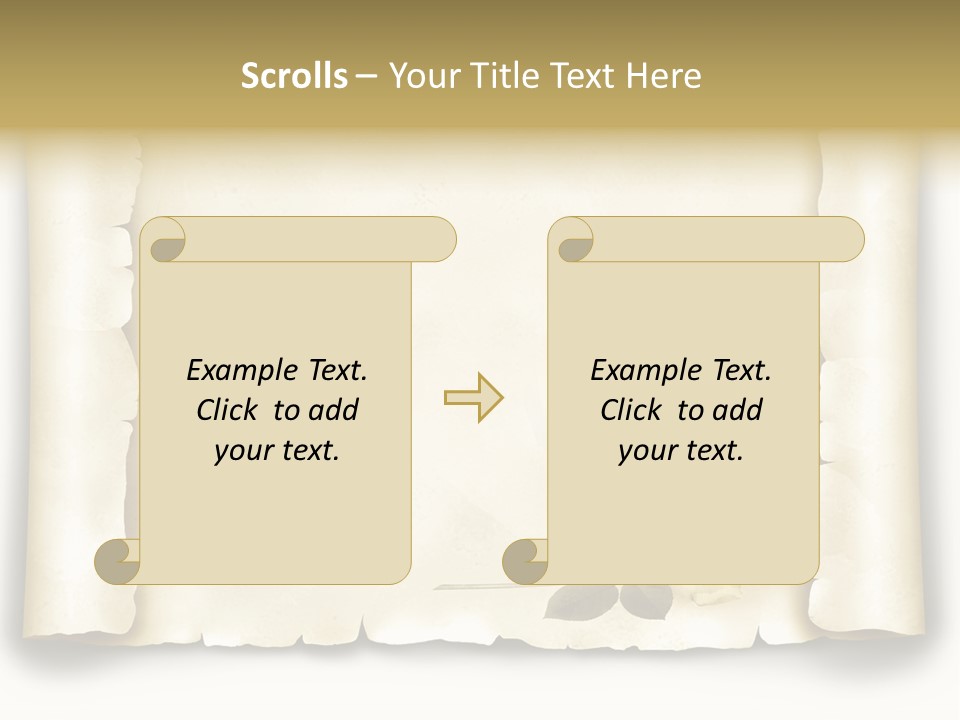 Antik Werbung Malen PowerPoint Template