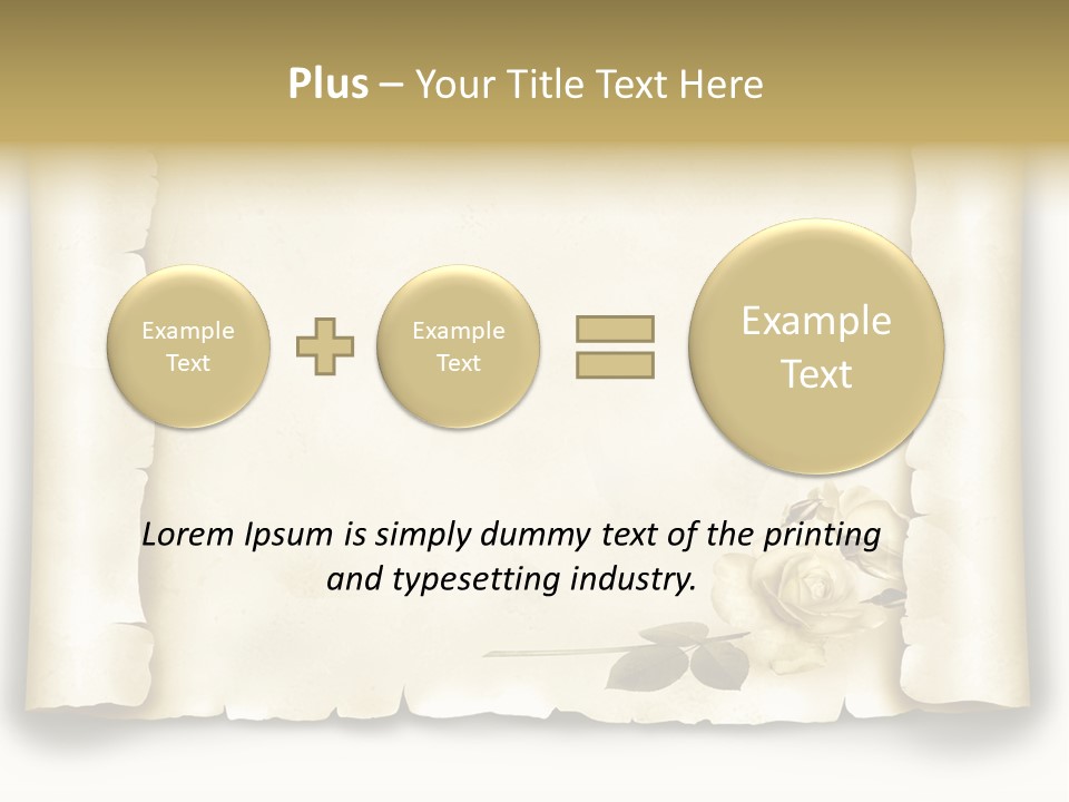 Antik Werbung Malen PowerPoint Template