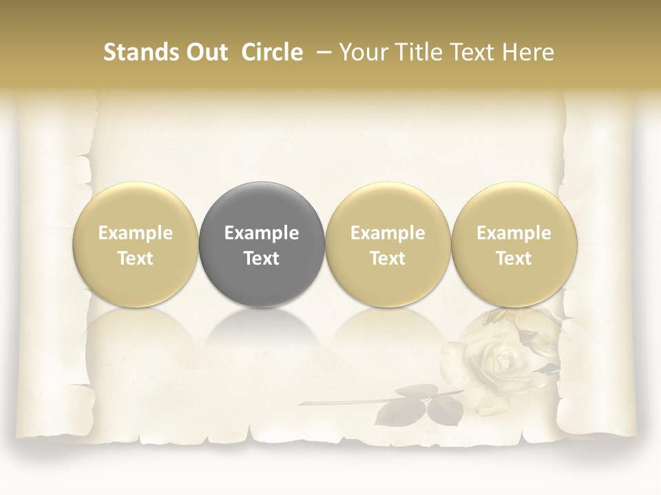 Antik Werbung Malen PowerPoint Template