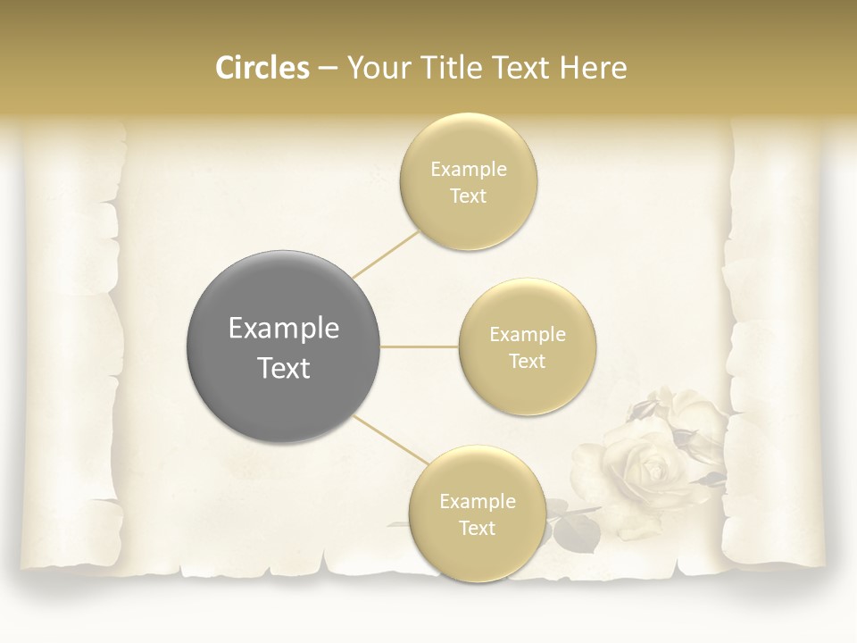 Antik Werbung Malen PowerPoint Template