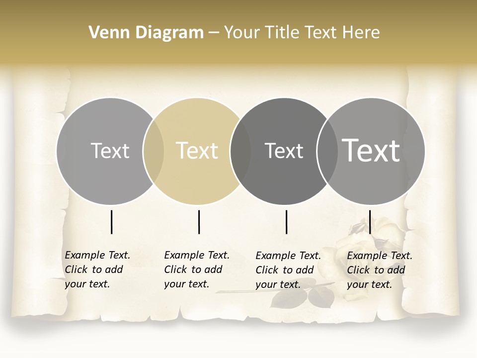 Antik Werbung Malen PowerPoint Template