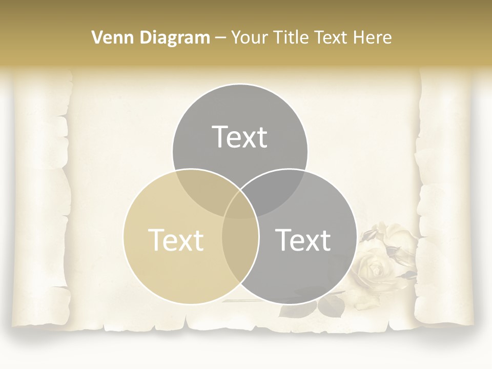 Antik Werbung Malen PowerPoint Template