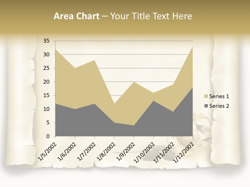 Antik Werbung Malen PowerPoint Template