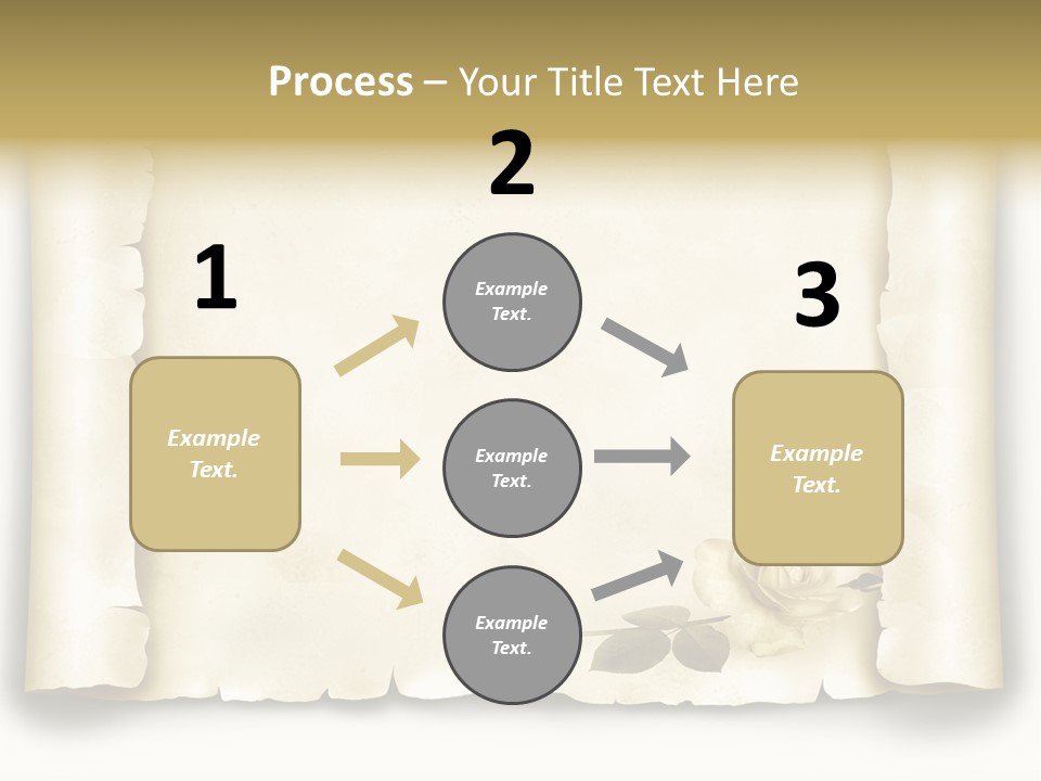 Antik Werbung Malen PowerPoint Template