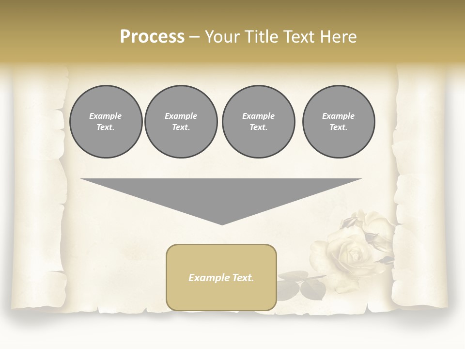 Antik Werbung Malen PowerPoint Template