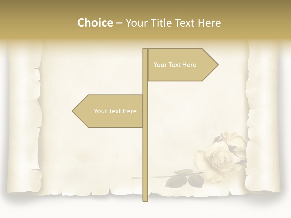 Antik Werbung Malen PowerPoint Template