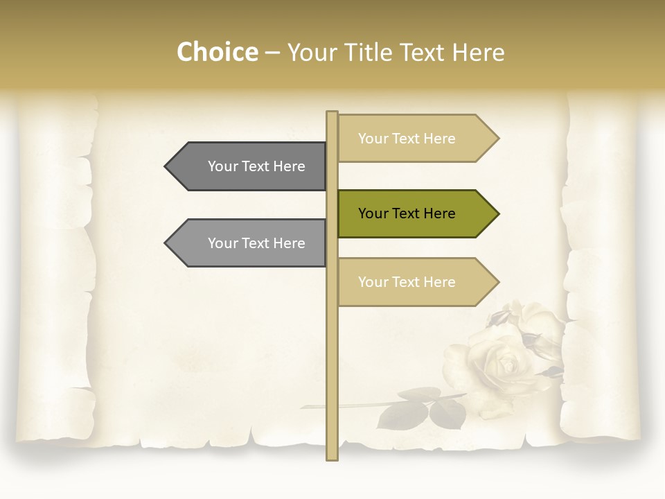 Antik Werbung Malen PowerPoint Template