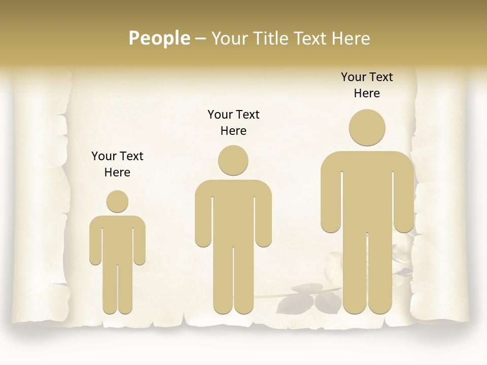 Antik Werbung Malen PowerPoint Template