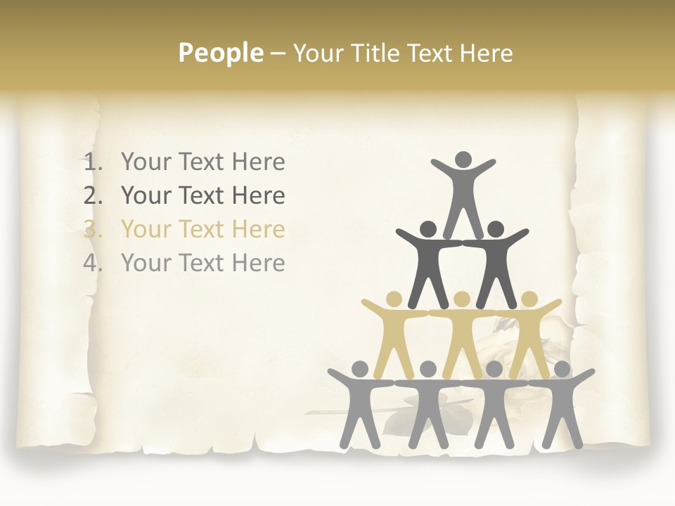 Antik Werbung Malen PowerPoint Template