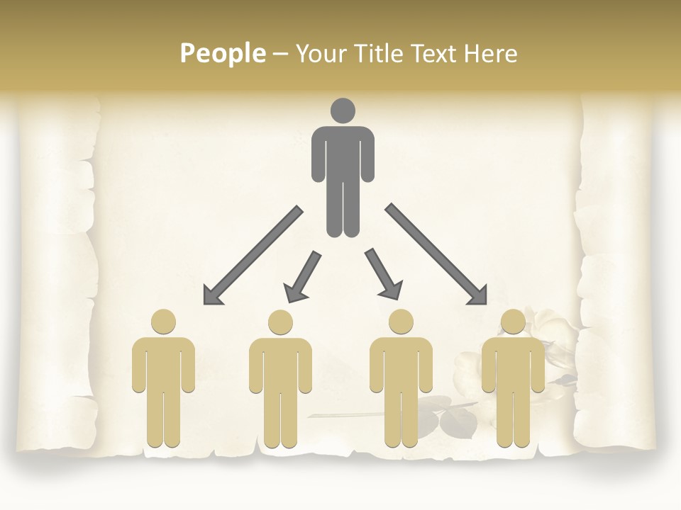 Antik Werbung Malen PowerPoint Template