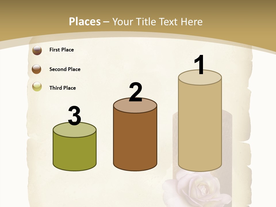 Brief Rose Trauer PowerPoint Template