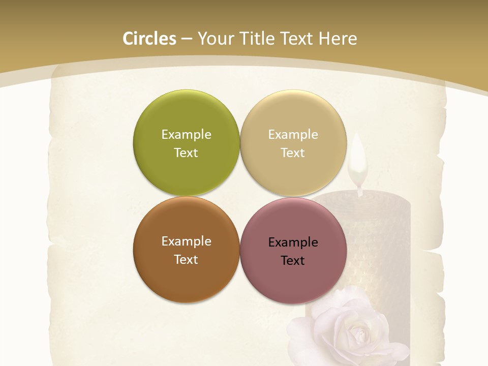 Brief Rose Trauer PowerPoint Template