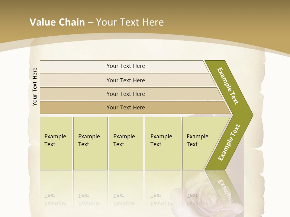 Brief Rose Trauer PowerPoint Template