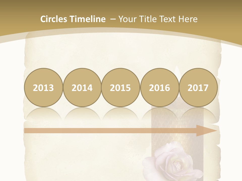 Brief Rose Trauer PowerPoint Template