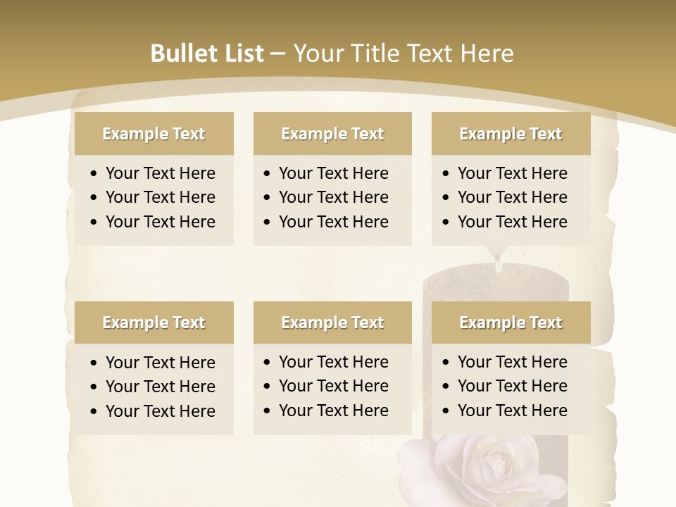 Brief Rose Trauer PowerPoint Template