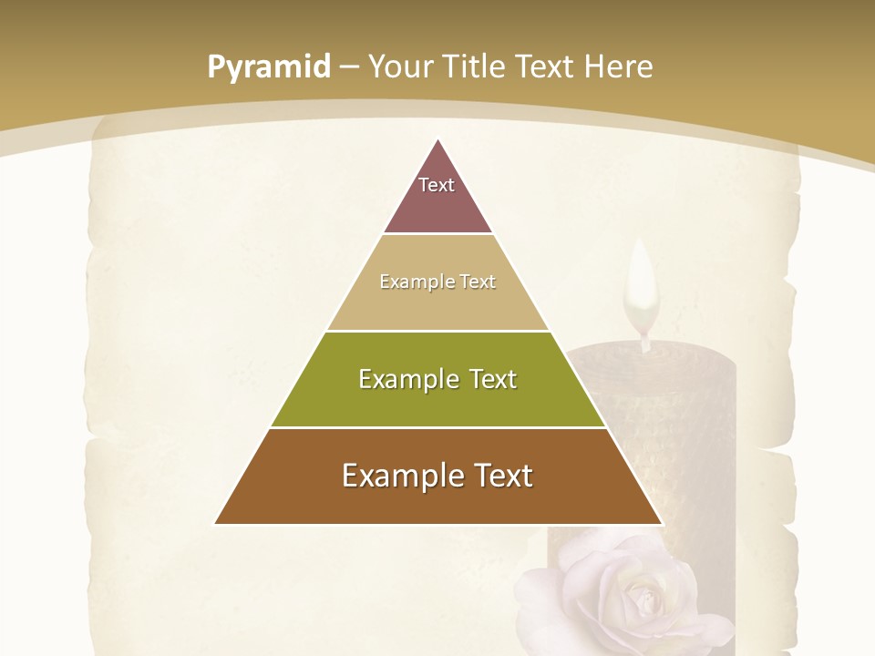 Brief Rose Trauer PowerPoint Template