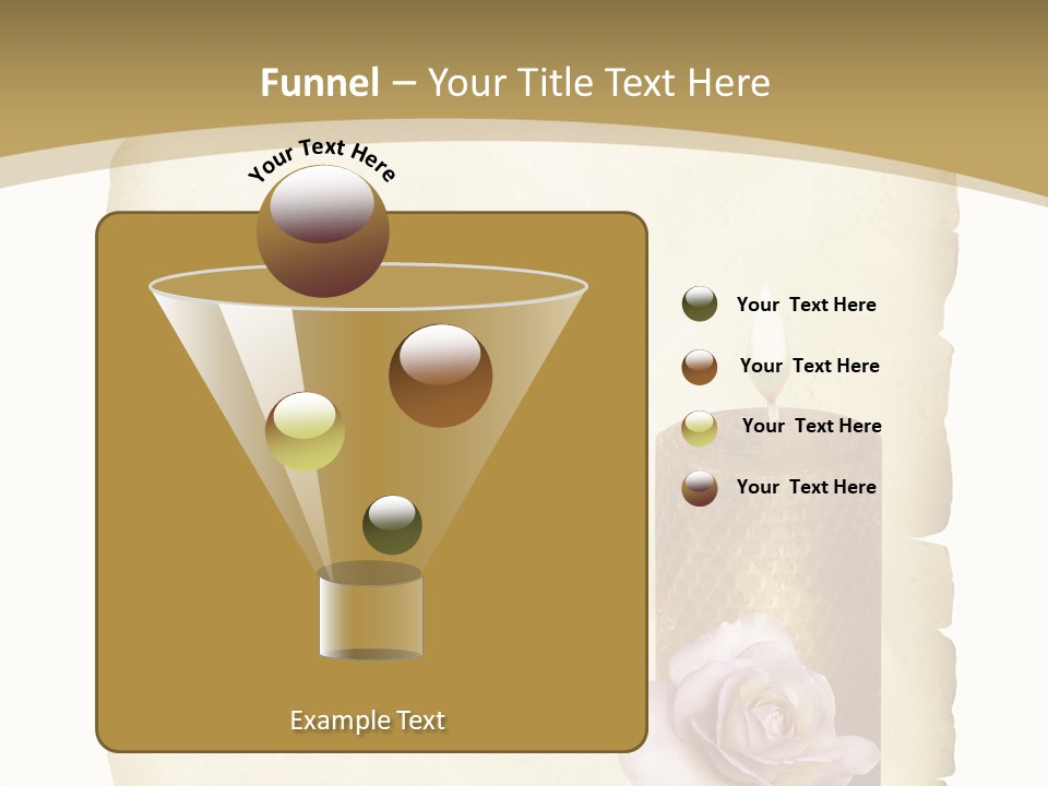 Brief Rose Trauer PowerPoint Template