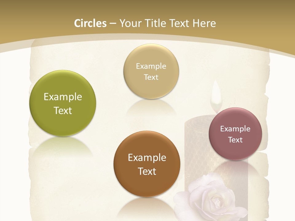 Brief Rose Trauer PowerPoint Template