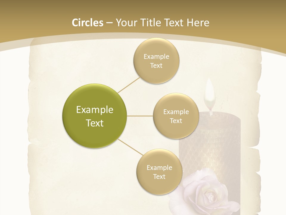 Brief Rose Trauer PowerPoint Template