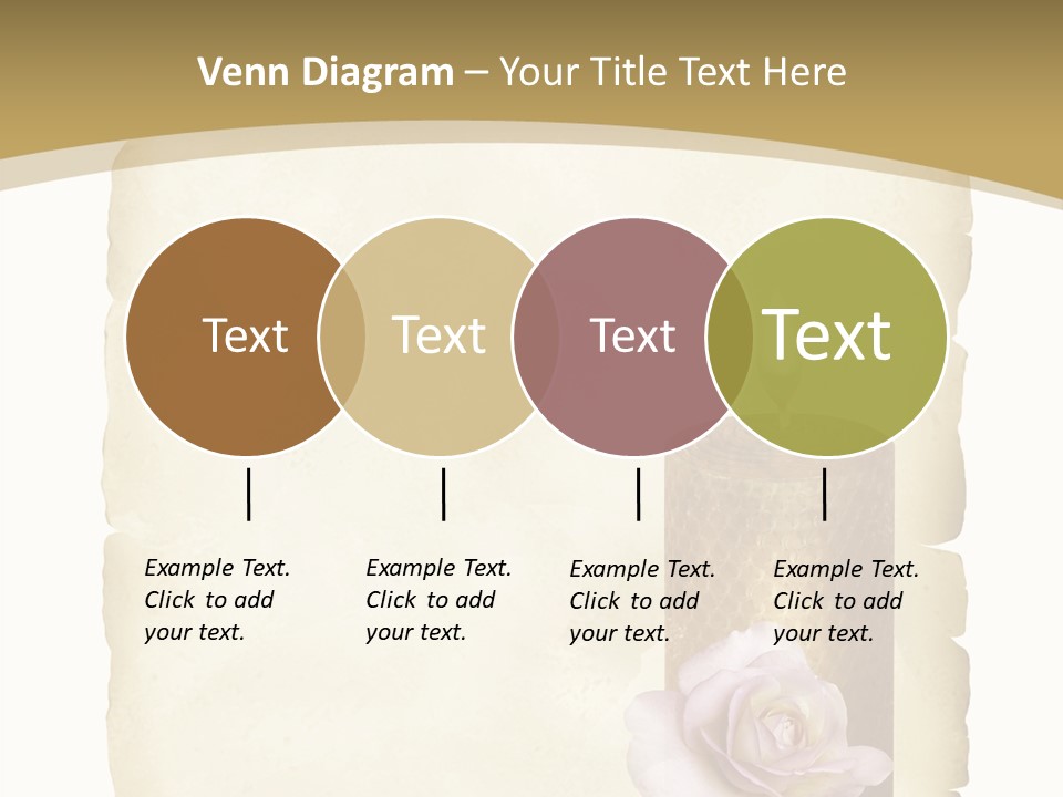 Brief Rose Trauer PowerPoint Template