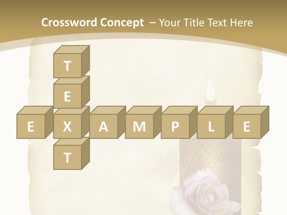 Brief Rose Trauer PowerPoint Template