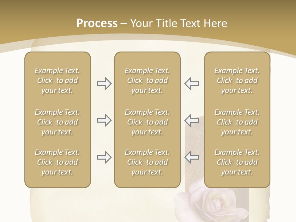 Brief Rose Trauer PowerPoint Template