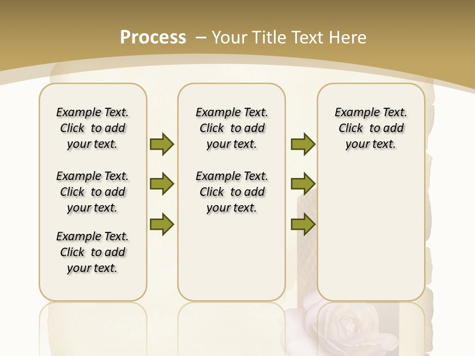Brief Rose Trauer PowerPoint Template