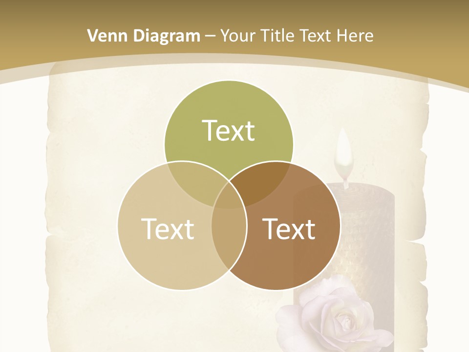 Brief Rose Trauer PowerPoint Template