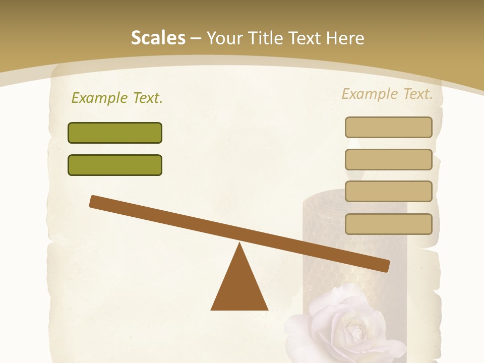 Brief Rose Trauer PowerPoint Template