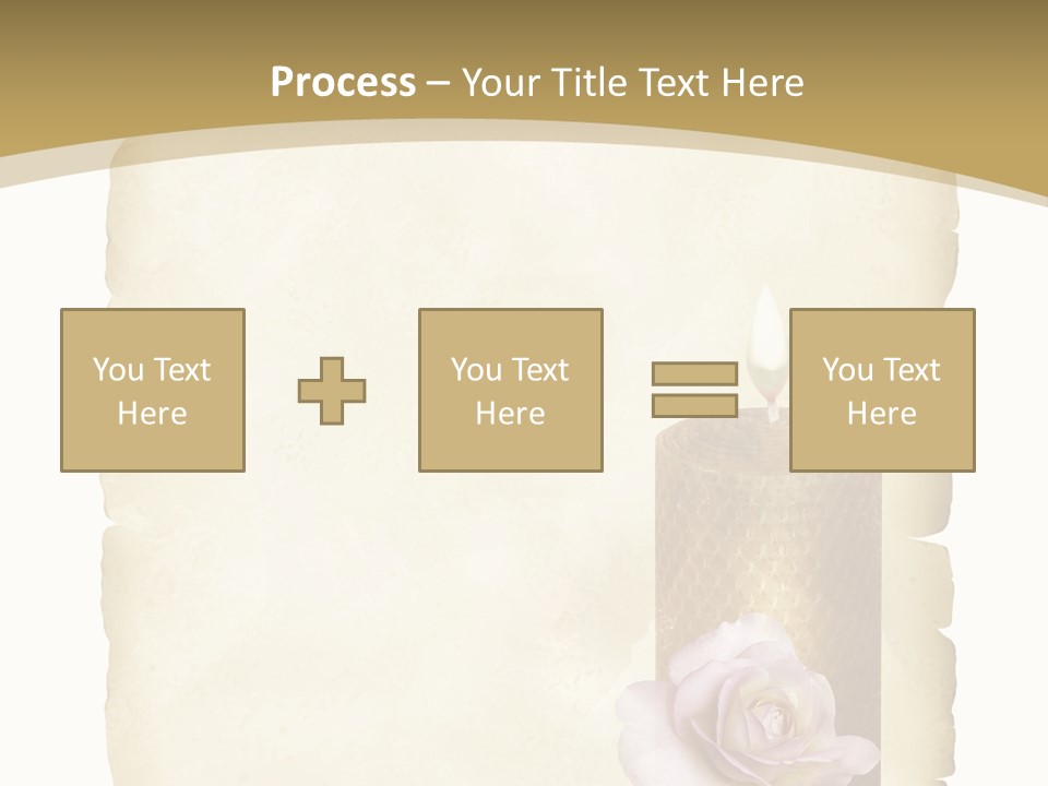 Brief Rose Trauer PowerPoint Template