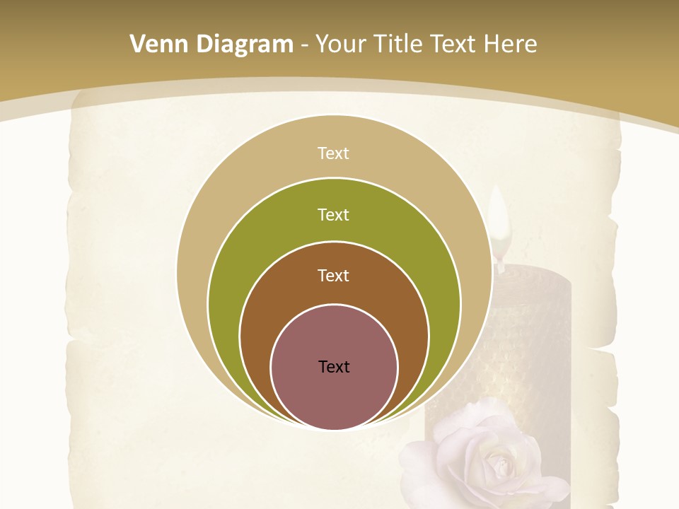 Brief Rose Trauer PowerPoint Template