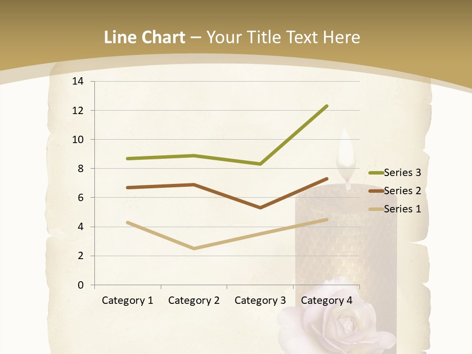 Brief Rose Trauer PowerPoint Template
